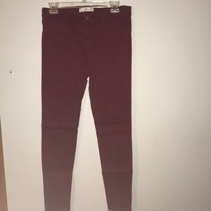 Hollister maroon jeans
